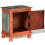 VidaXL vidaXL Nightstand Bedside Table Side Cabinet Home Decor Solid Mango Wood Orange 2