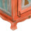 VidaXL vidaXL Nightstand Bedside Table Side Cabinet Home Decor Solid Mango Wood Orange 7