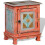 VidaXL vidaXL Nightstand Bedside Table Side Cabinet Home Decor Solid Mango Wood Orange 5