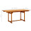 VidaXL vidaXL Solid Acacia Wood Garden Dining Table Extendable Outdoor Patio Table 4