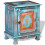 VidaXL vidaXL Nightstand Bedside Table Side Cabinet Home Decor Solid Mango Wood Blue 5