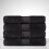 (black, pack of 2) 2x bath sheets 1