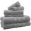 (gray, pack of 4 ) 2x bath sheets 1