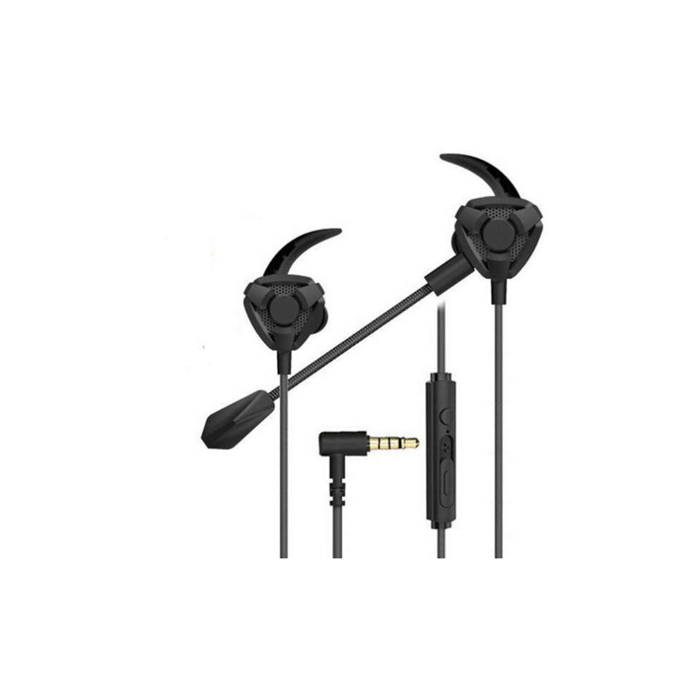 (black) In-Ear Earphones with Built In Microphone