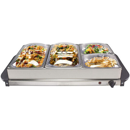 Electric Buffet Server Food Warmer Variable Temperature Control 300W 2