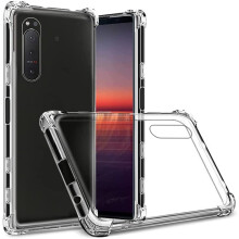 Compatible For Sony Xperia 5 II Case, Crystal Clear [Shockproof] Sony Phone Cover, Soft TPU Protective funda, Ultra [thin Slim...