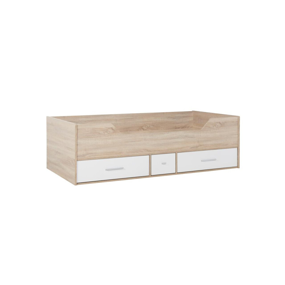 Birlea Camden Cabin Bed With Drawers - 3Ft Single - White & Oak