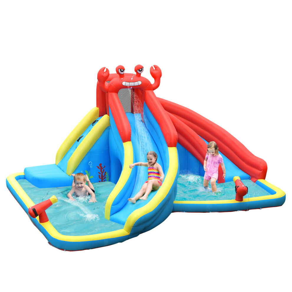 Inflatable Bounce House Kids Bouncy Castle Jump Water Park Crab Playhouse