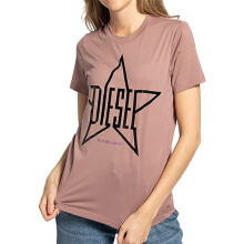 (XS) DIESEL T SILY ZA Womens T Shirt Crew Neck Short Sleeve Top Casual Summer Tee NEW