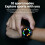 (Black) Smart Watch Bluetooth Waterproof Fitness Tracker 7