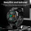 (Black) Smart Watch Bluetooth Waterproof Fitness Tracker 8