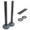 (Anthracite Grey) Pipe Covers and Collars For 15mm Radiator Pipes 1