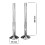 (White) Pipe Covers and Collars For 15mm Radiator Pipes 2