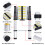 Heavy Duty Telescopic Ladder 3.8m Portable Aluminium Extendable 5