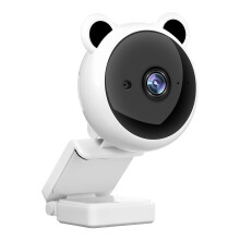 (White) 1080p Desktop Laptop Computer Usb Camera Plug And Play With Microphone