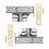 Bosch Neff Siemens Integrated Fridge Freezer Left & Right 2 Hinges Genuine 6