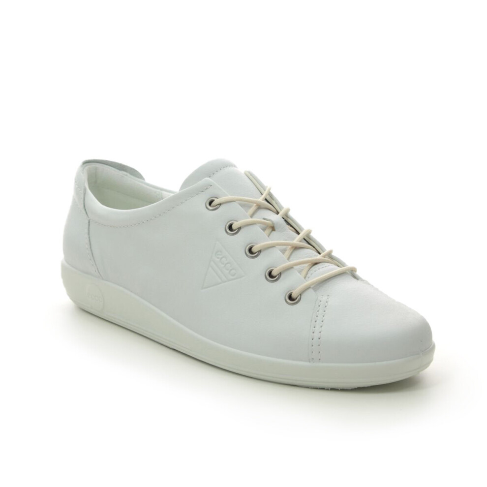 (UK 6.5) Ecco soft 2.0 206503-01007 (White Leather)