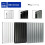 MCC (Black, 600x612 mm Double) MCC Radiator Horizontal Vertical Designer Flat Panel Central Heating Radiator Heater 1