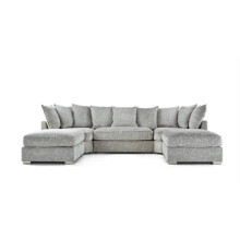 Grey U Shape Sofa Scatterback Premium Quality