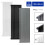 MCC (Black, 1800x680 mm Single) MCC Radiator Horizontal Vertical Designer Flat Panel Central Heating Radiator Heater 3