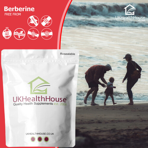 Berberine Extract 1000mg 10:1 - 90 Tablets Vegan Supplement 100% 2