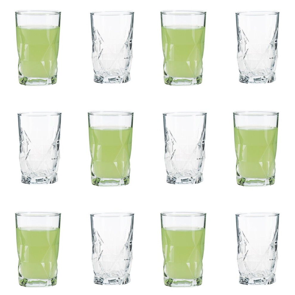 12x Liqueur Glasses. Tall Shot Glass. Drinking Party Glass.(110 cc/ml)