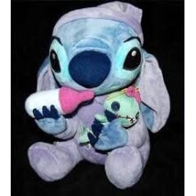 Disney Lilo and Stitch - Stitch holding Scrump - Soft Plush Doll