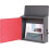 Steel Post Box Wall Mounted Red Door Top Slot Side Lock 2 Keys 4