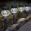 Smart Garden Products Smart Garden 4 Pack Solar LED Colour Changing Crystal Stake Lights 2