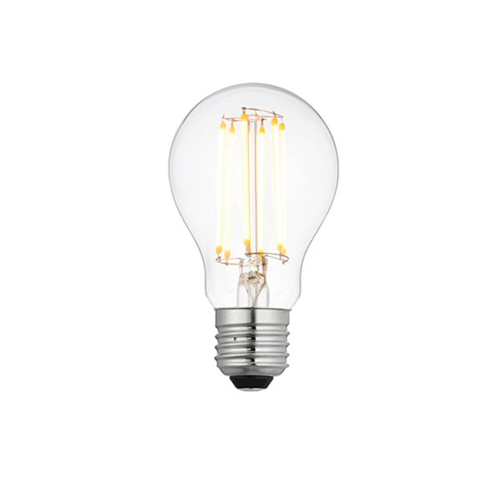 Loops Led Filament Lamp Bulb Dimmable 6W E27 Gls Led Clear Glass 2700K Warm White