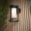 Loops Non Automatic Outdoor Wall Light - Textured Black & White Polycarbonate Shade 6