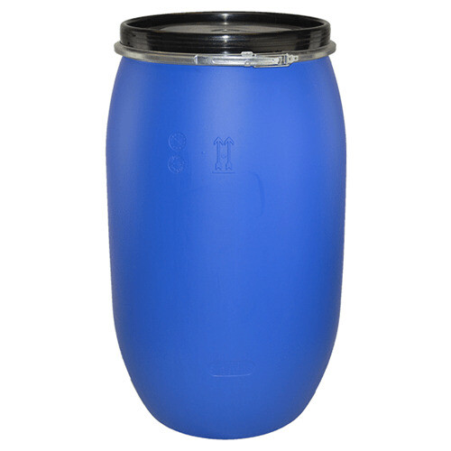 220 Litre Open Top Plastic Drum/Barrel for Storage & Shipping 1
