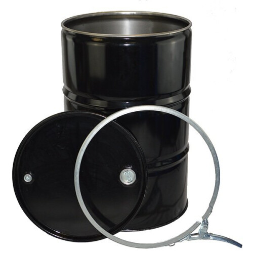 210 litre UN Open Top Steel Drum (Plain Interior) 1