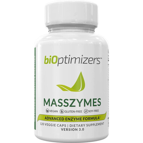 MassZymes - Digestive Enzyme Supplement (120 Capsules)