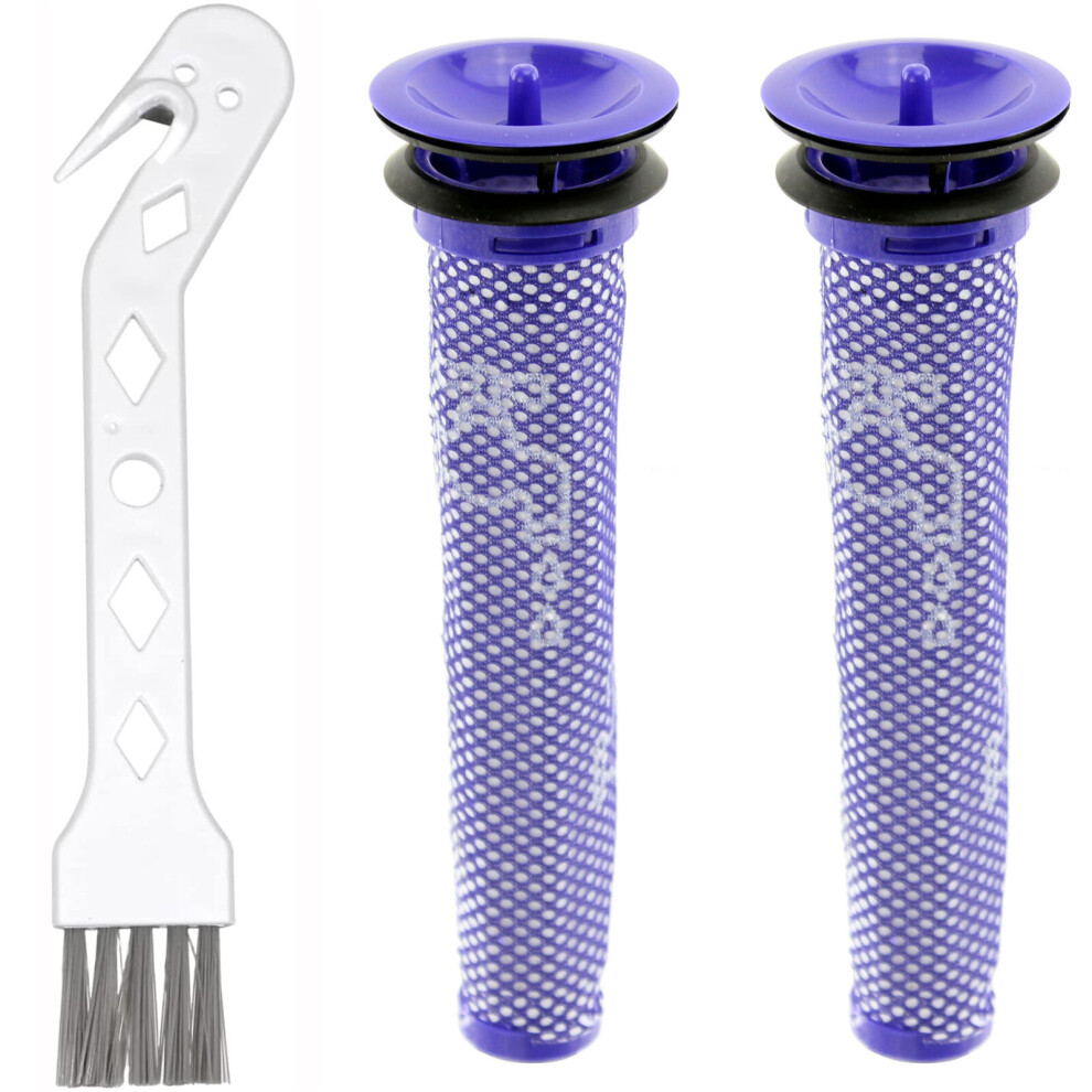 Spares2go Filter Stick X 2 For Dyson Dc58 Dc59 Dc61 Dc62 V6 V7 V8 Pre Motor