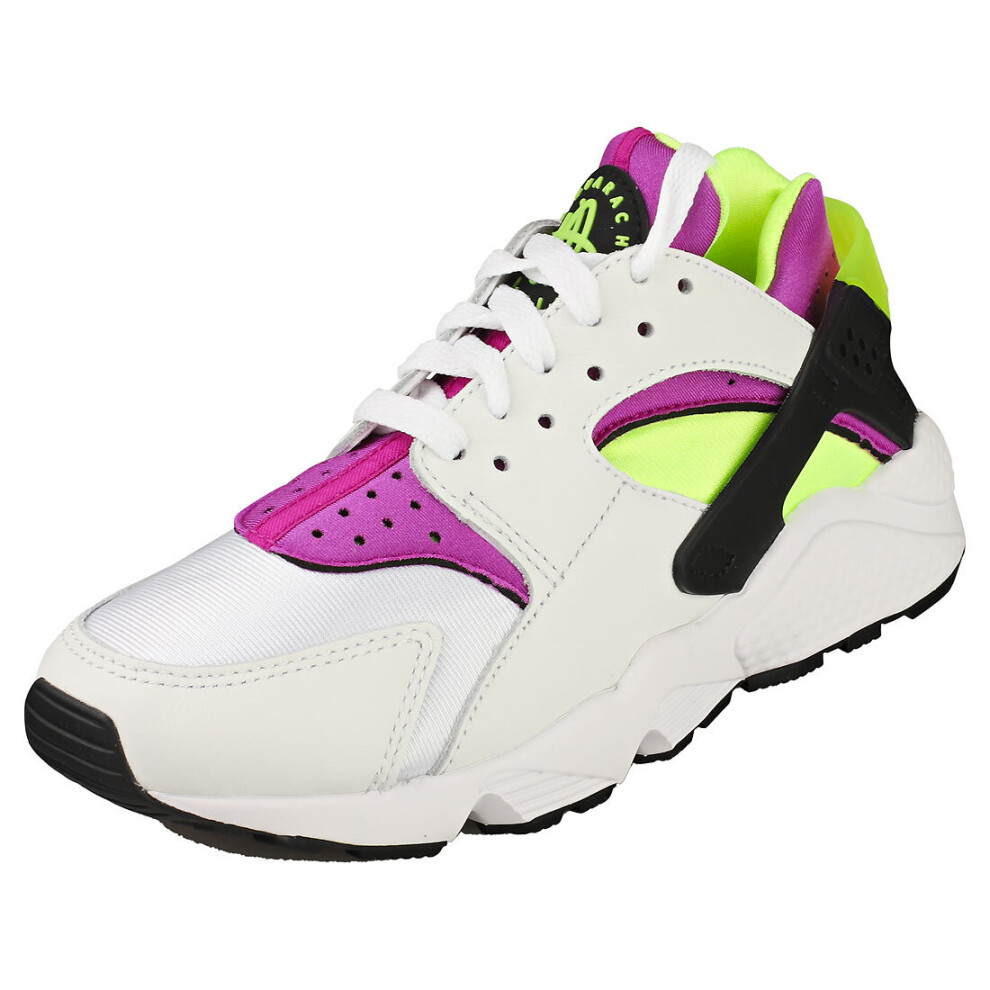 Nike Air Huarache Womens Fashion Trainers in White Multicolour - Size 4 UK