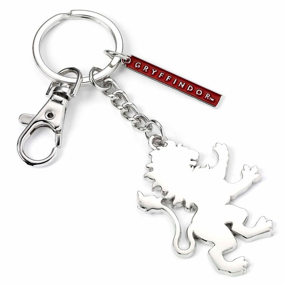 Harry Potter Gryffindor Lion And Bar Charm Keyring Silver,Not,Specified