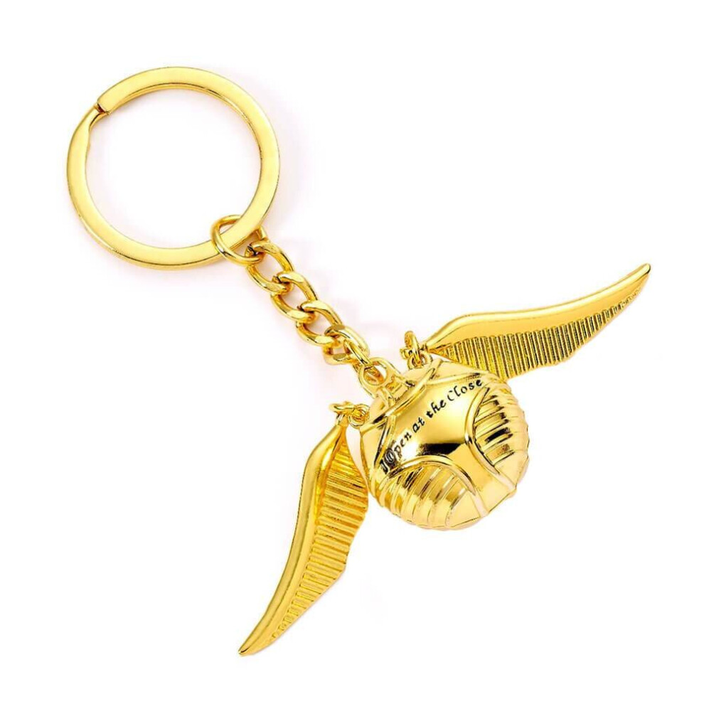 Harry Potter En Snitch 3D Keyring Gold