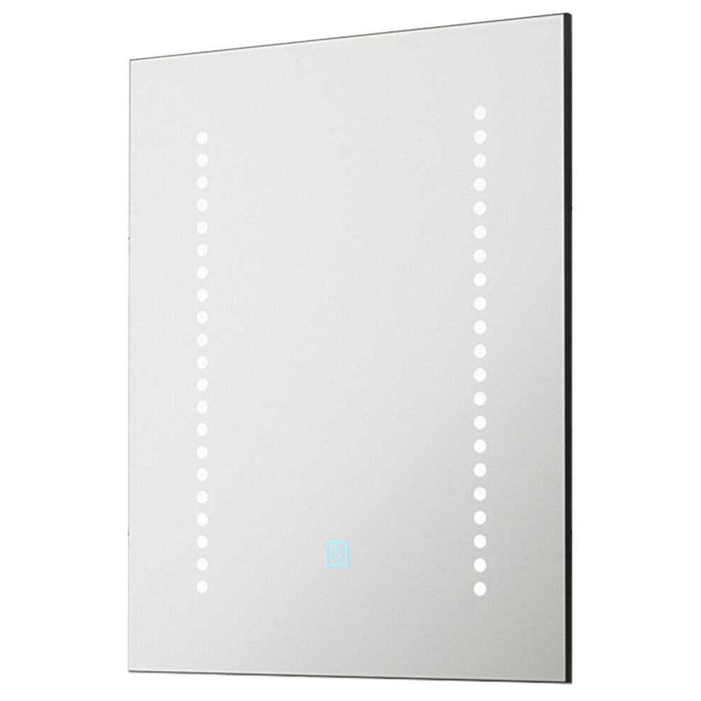 390 x 500mm IP44 LED Bathroom Mirror - Tunable White - Demister & Shaver Socket