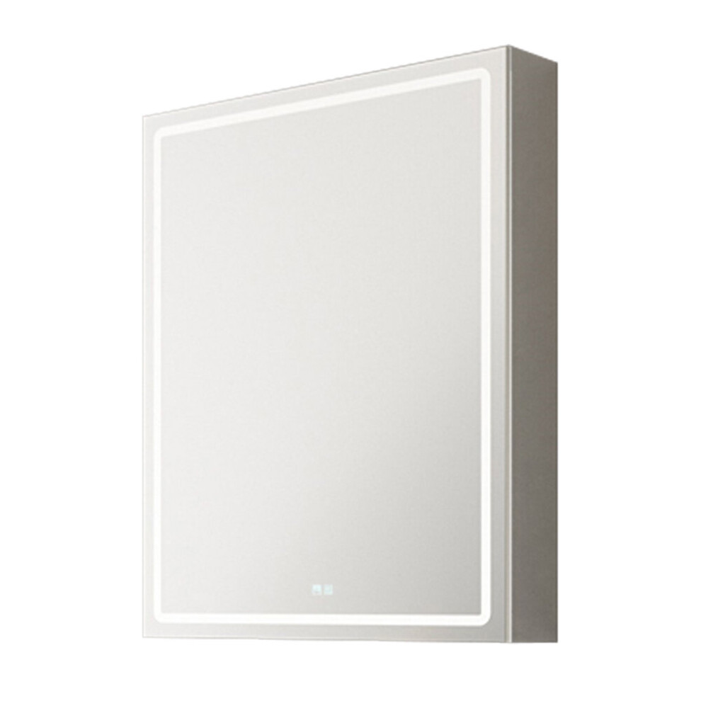 Loops 500 X 700Mm Ip44 Led Bathroom Mirror Cabinet - Touch Demister & Shaver Socket