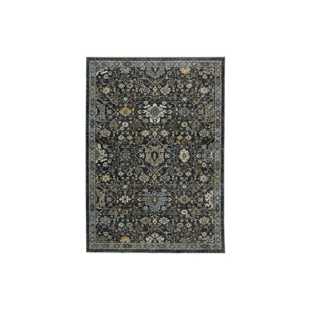 Oriental Weavers A533K1060092ST Aberdeen 533K1 Rectangle Traditional Rug, Blue - 2 X 3 Ft