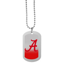 Siskiyou CTNP13 26 in. Unisex NCAA Alabama Crimson Tide Team Tag Necklaces