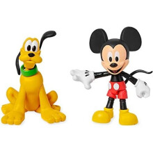 Set of 2 Disney ToyBox Mickey and Pluto Figurines