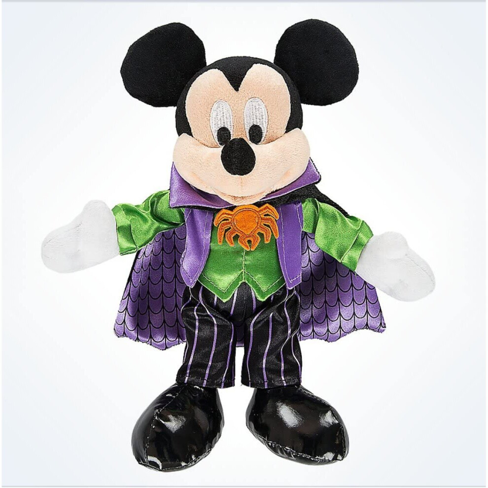 Disney Parks Mickey Halloween Cute Spooky Vampire Plush 2015 Exclusive