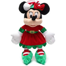 Disney Minnie Mouse Holiday Winter Soft Plush Doll Toy