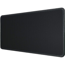 Silmo Mouse Mat Size XX Large 900 x 300 mm), Mouse Pad Design: Black, Stitched Edges, for Office and Gaming, Mousepad Non-Slip...