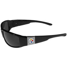 Siskiyou 2FCP160 Unisex NFL Pittsburgh Steelers Chrome Wrap Sunglasses - One Size