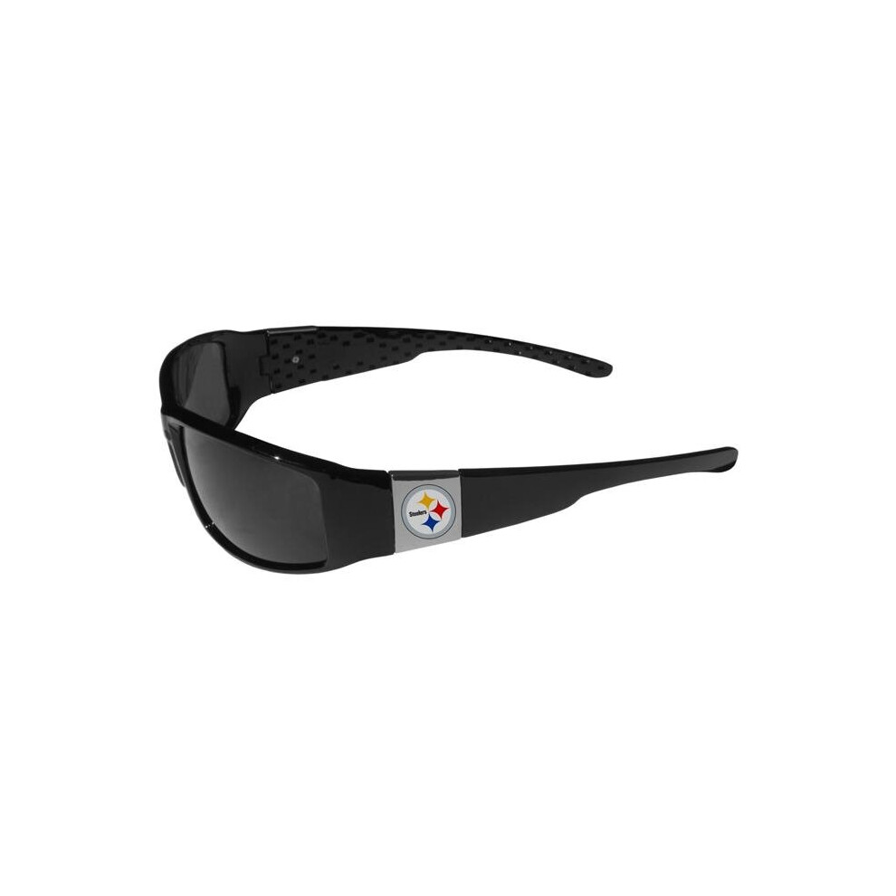 Siskiyousports Siskiyou 2Fcp160 Unisex Nfl Pittsburgh Steelers Chrome Wrap Sunglasses - One Size Not,Specified