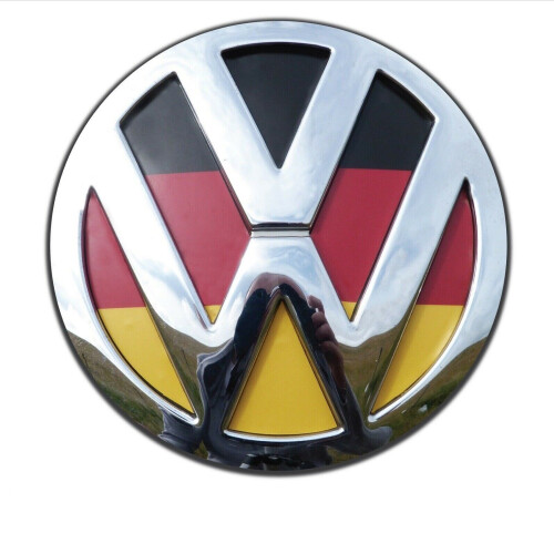 VW Volkswagen T5 & T6 Transporter Van German Flag Colours REAR Badge