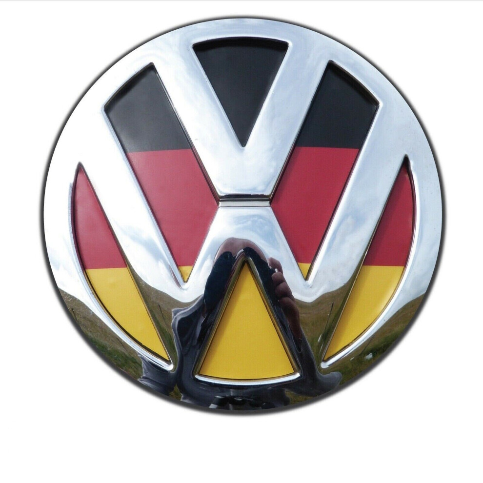 Vw Volkswagen T5 & T6 Transporter Van German Flag Colours Rear Badge Inserts Emblem 5060971521039